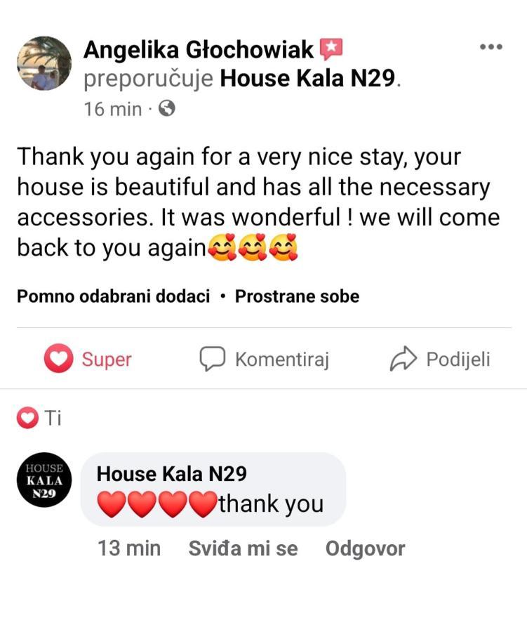 House Kala N29 Villa Jezera Luaran gambar